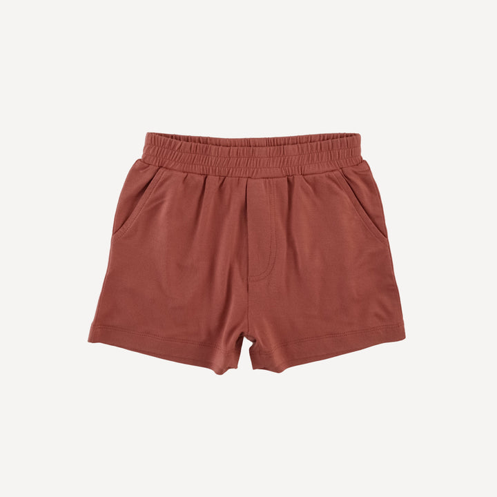 topstitch tank + relaxed short set | kangaroo | bamboo