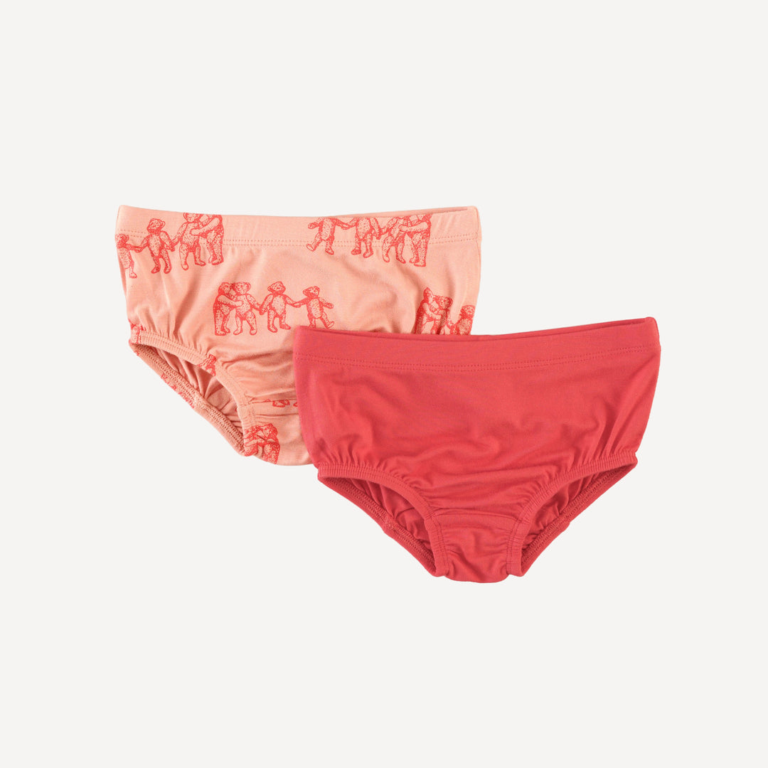 underwear set of 2 | tropical pink | bamboo