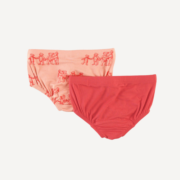 underwear set of 2 | tropical pink | bamboo