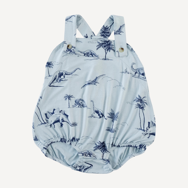 country bubble | blue dino landscape | bamboo