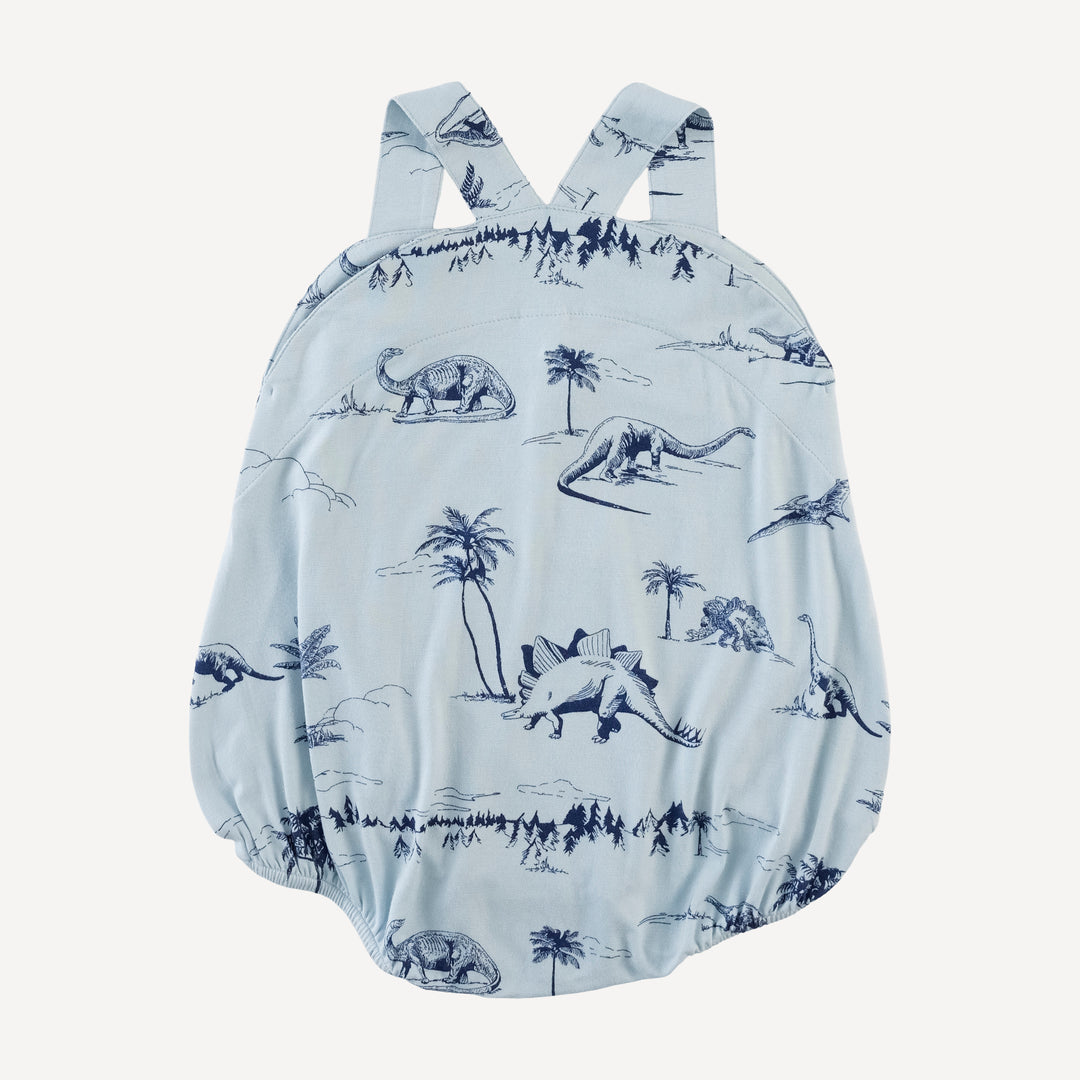 country bubble | blue dino landscape | bamboo