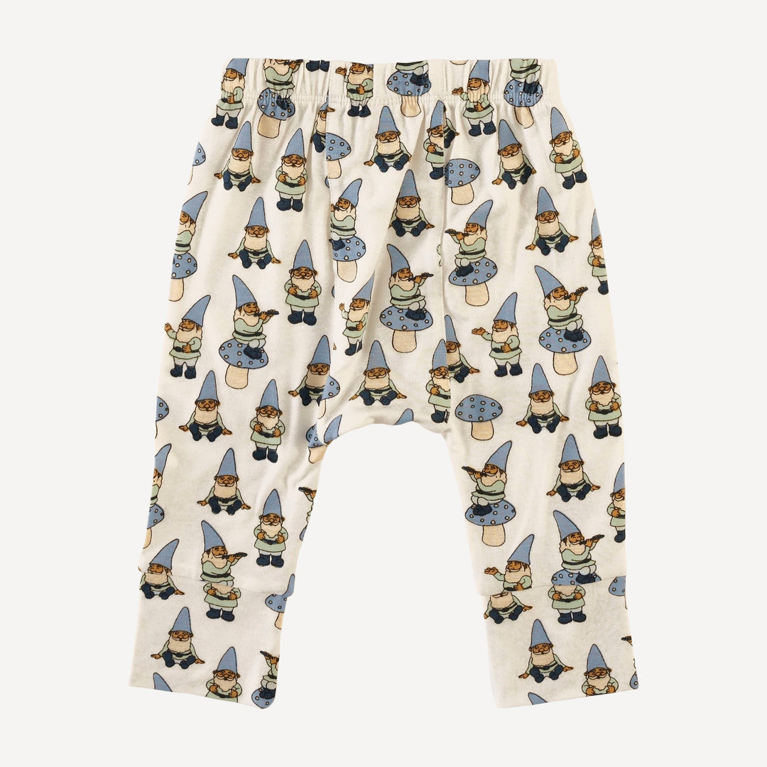 layette set | blue gnomes | bamboo