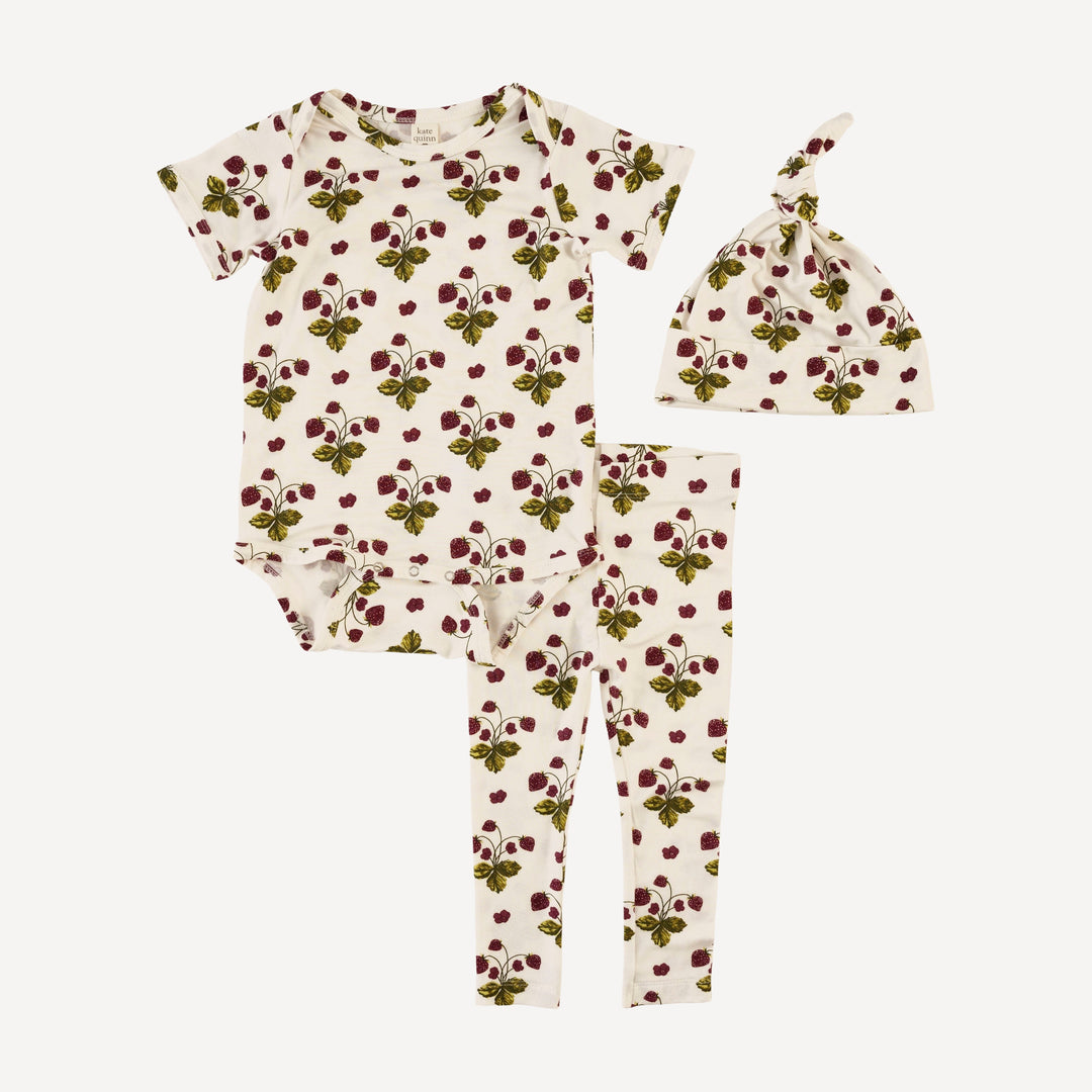 makayla set | dainty strawberries | bamboo