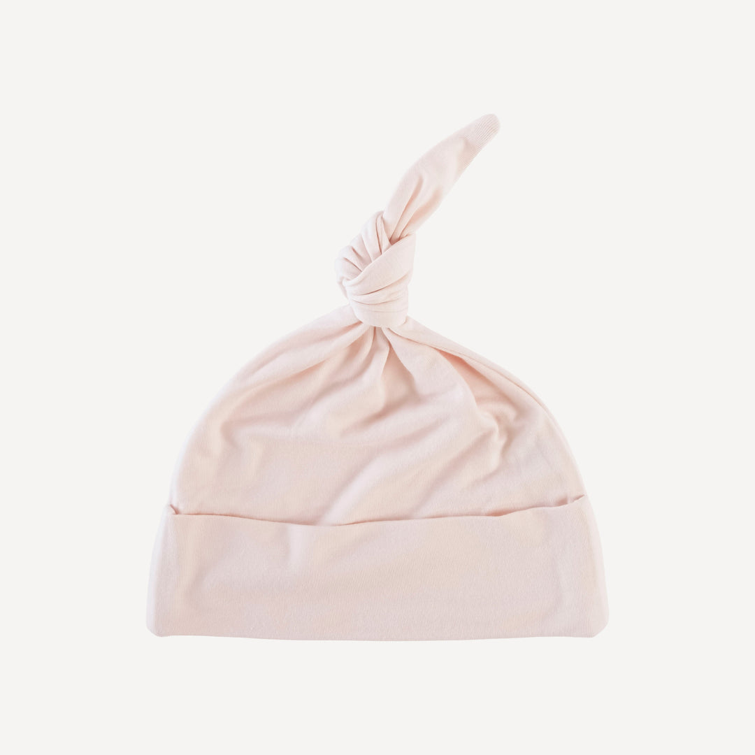 knot hat | pale guava | bamboo