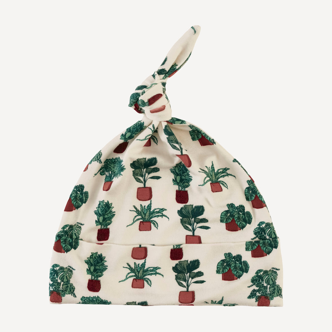 knot hat | houseplants | bamboo