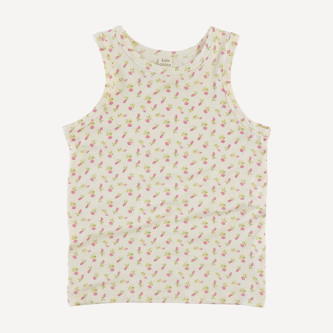 skinny tank + bike short set | rose bud | bamboo