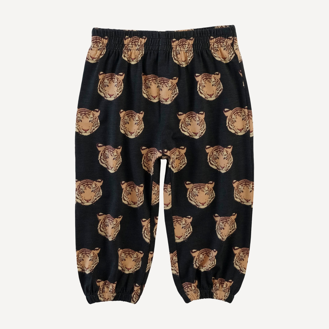 long sleeve hooded cuffed jogger set | OG tigers | bamboo