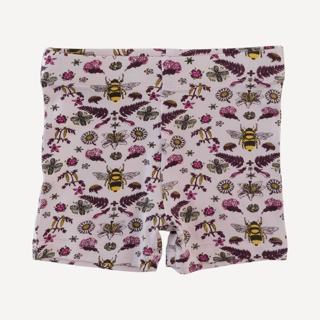spaghetti tie prairie top + short set | rose litho bee | bamboo