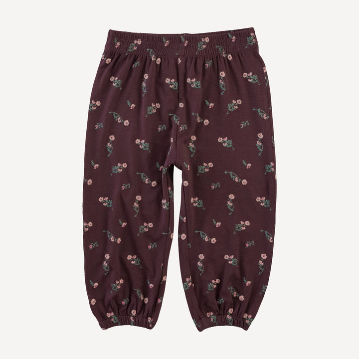 long sleeve hooded cuffed jogger set | huckleberry chamomile | bamboo