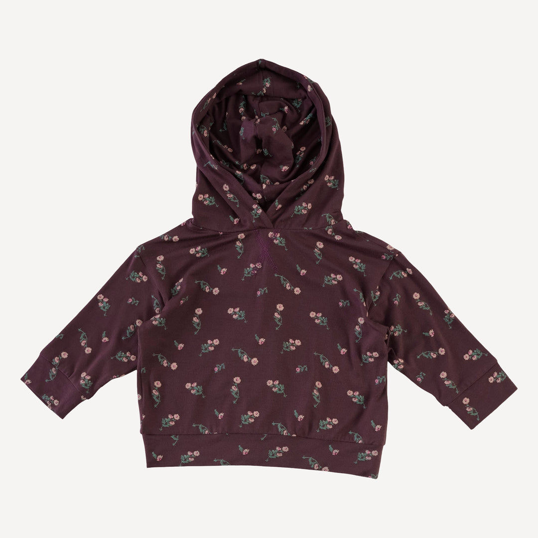 long sleeve hooded cuffed jogger set | huckleberry chamomile | bamboo