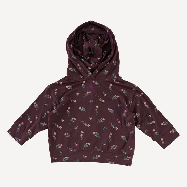 long sleeve hooded cuffed jogger set | huckleberry chamomile | bamboo