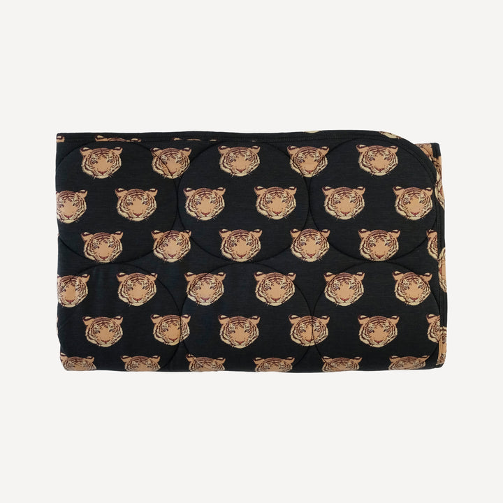 classic circle quilt | OG tigers | bamboo