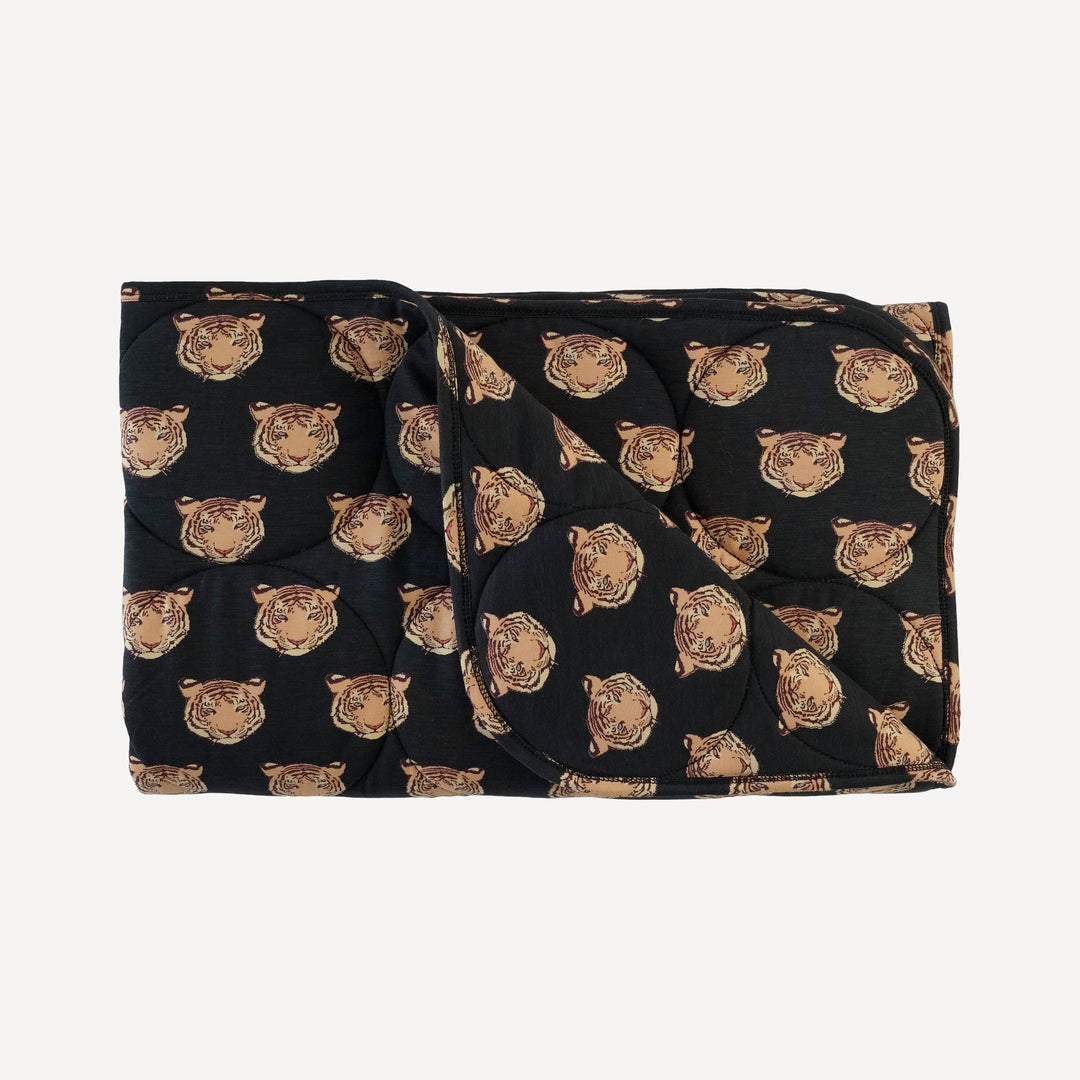 classic circle quilt | OG tigers | bamboo