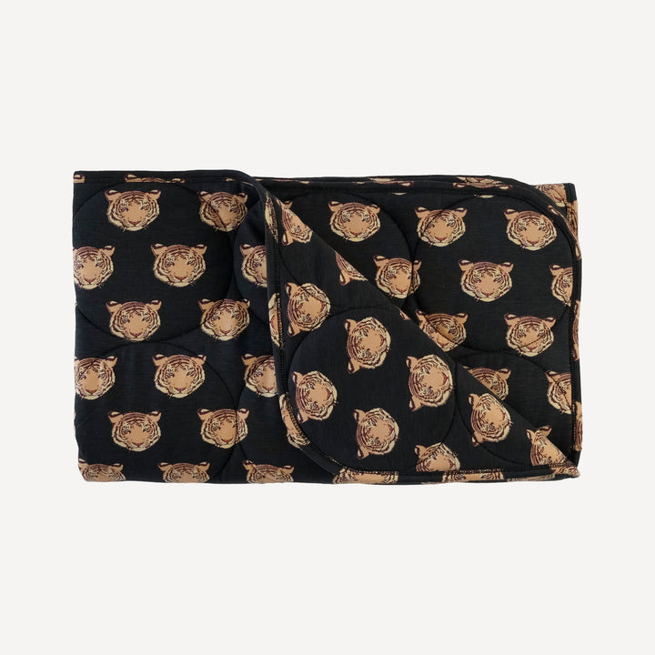 classic circle quilt | OG tigers | bamboo