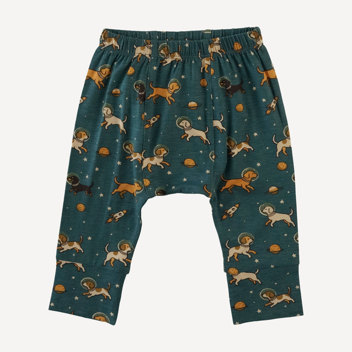 classic panda pant | space pups | bamboo