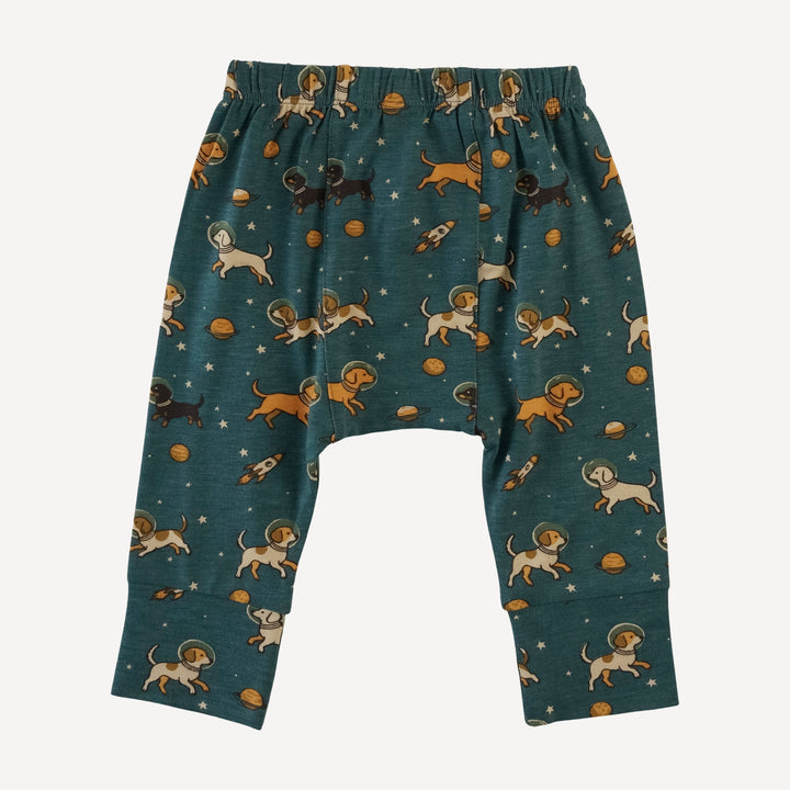 classic panda pant | space pups | bamboo