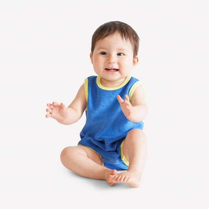 ringer bubble | vivid blue | organic cotton terry
