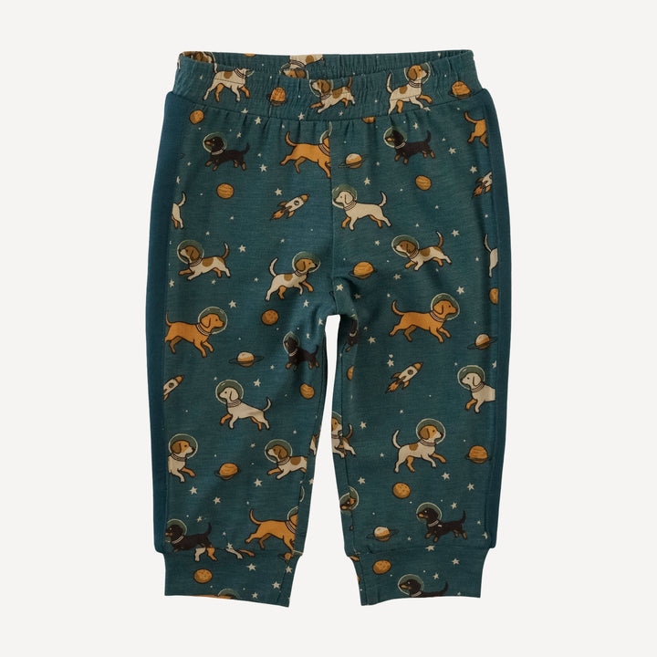 long sleeve football set | space pups | bamboo