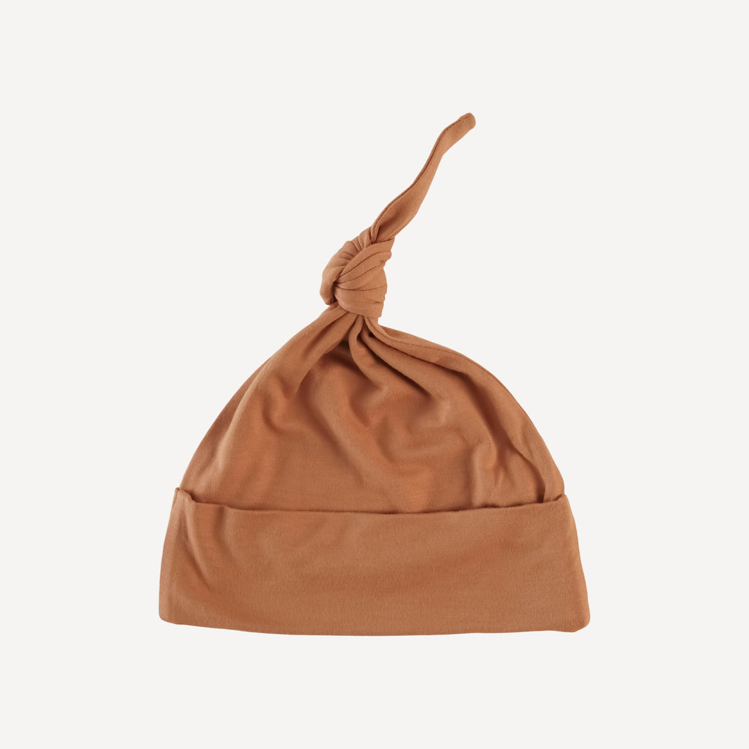 knot hat | russet | bamboo