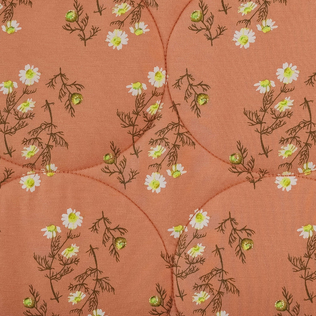 classic circle quilt | wild chamomile | bamboo