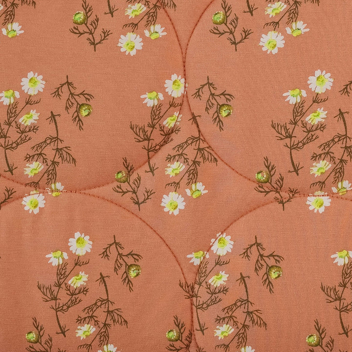 classic circle quilt | wild chamomile | bamboo