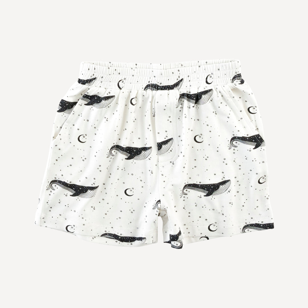 topstitch tank + relaxed short set | mystical whales | bamboo