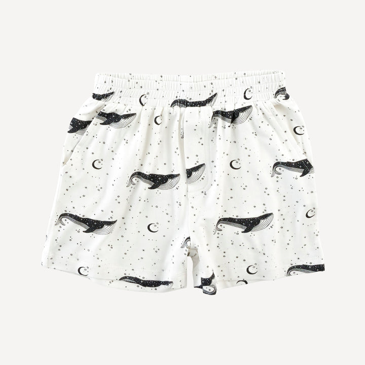 topstitch tank + relaxed short set | mystical whales | bamboo