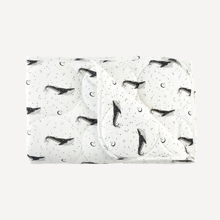classic circle quilt | mystical whales | bamboo
