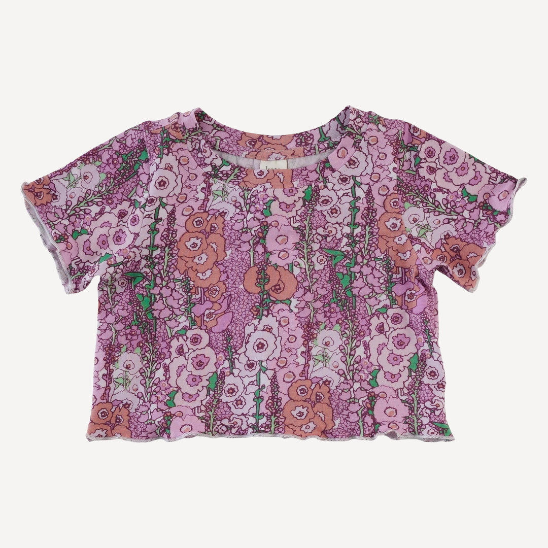 short sleeve jade set | orchid hollyhock | bamboo
