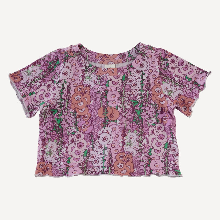 short sleeve jade set | orchid hollyhock | bamboo