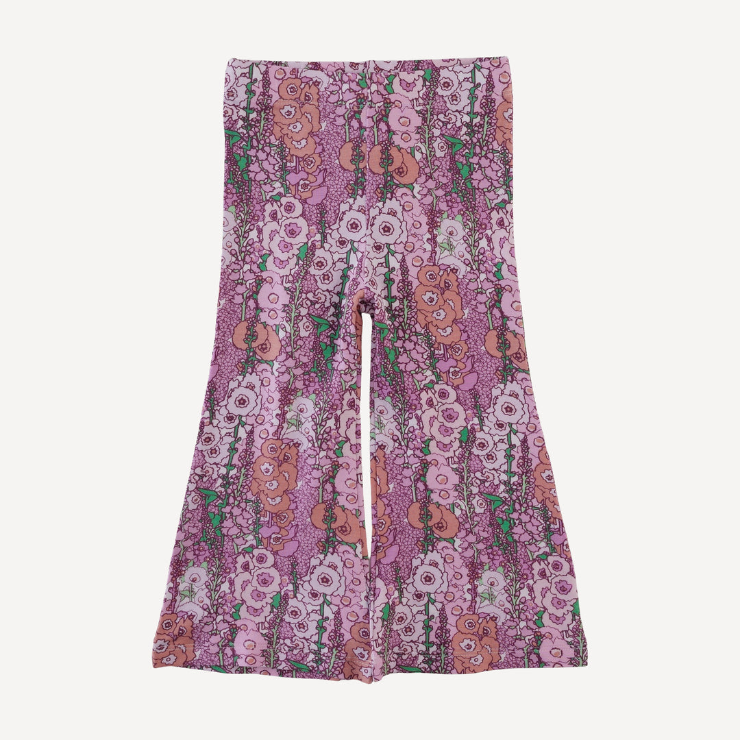 flare leg pant | orchid hollyhock | bamboo