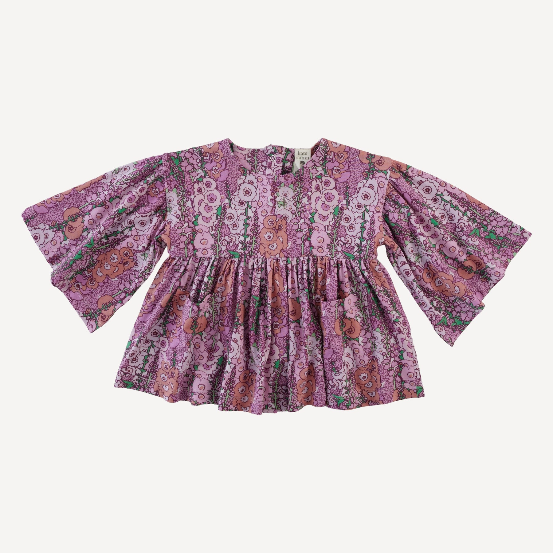 Bell sleeve ribbon bare top ensemble ピンク Flair Ribbon Top in Pink – LEXI + LOU