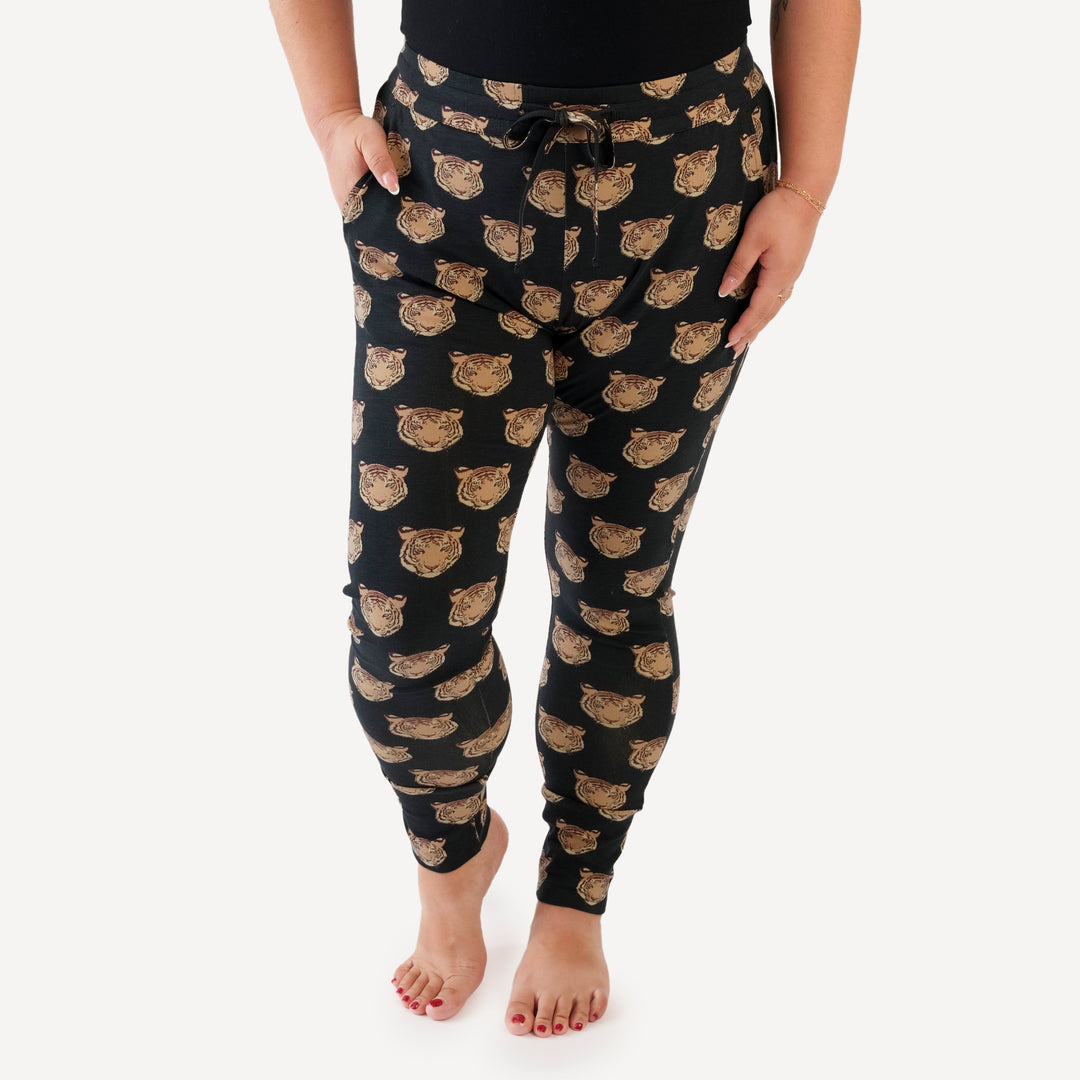 womens skinny jogger | OG tigers | bamboo