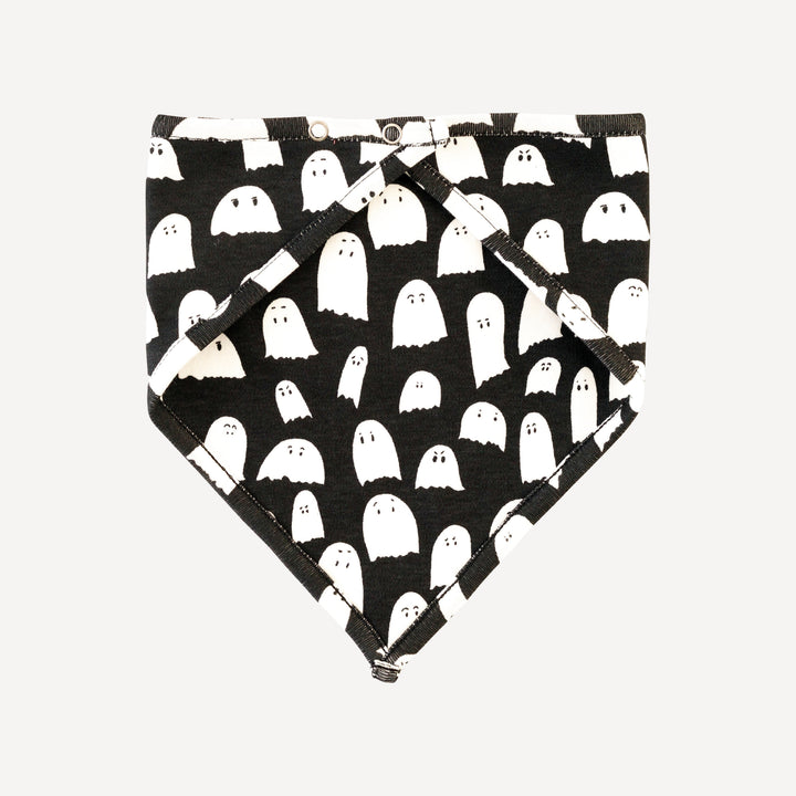 bandana bib | ghost | organic cotton interlock