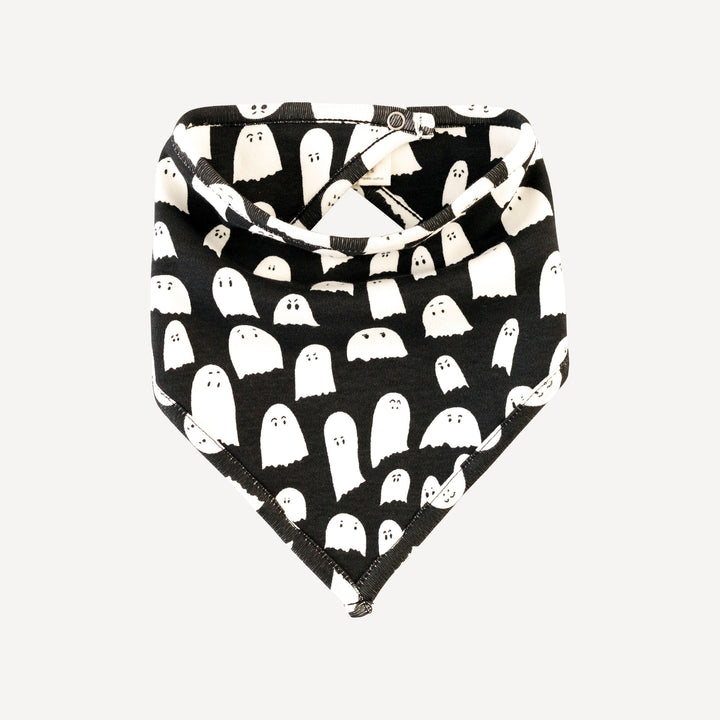 bandana bib | ghost | organic cotton interlock