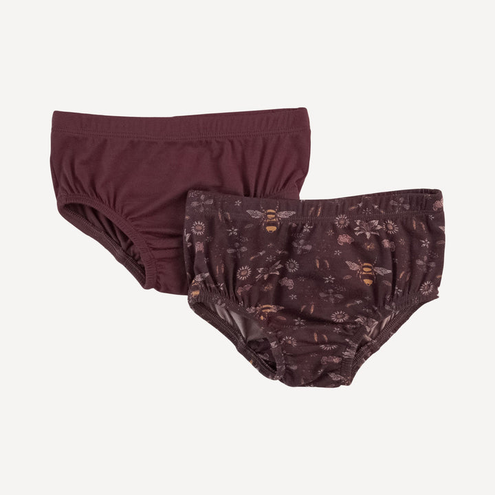 underwear set of 2 | mahogany bee | modal