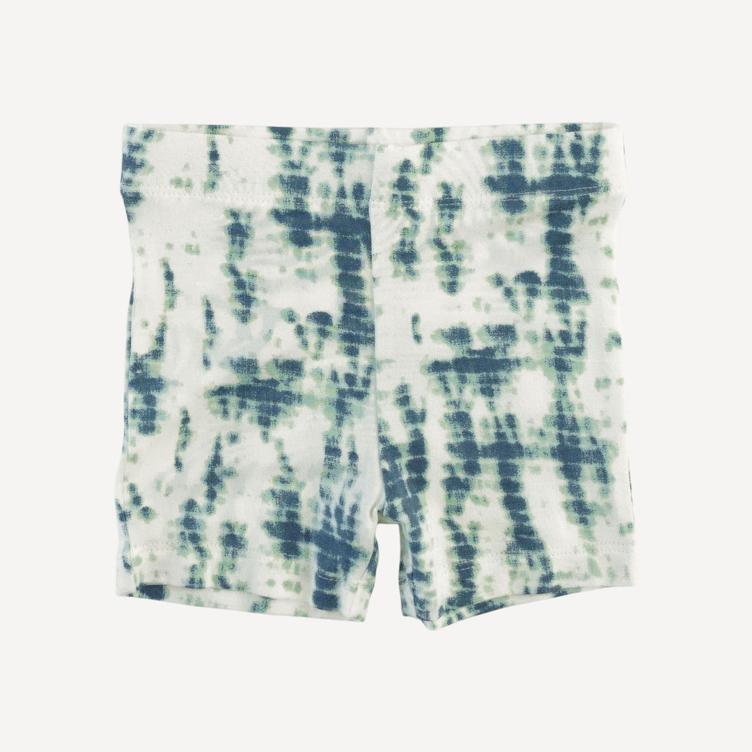 skinny tank + bike short set | stone shibori | modal