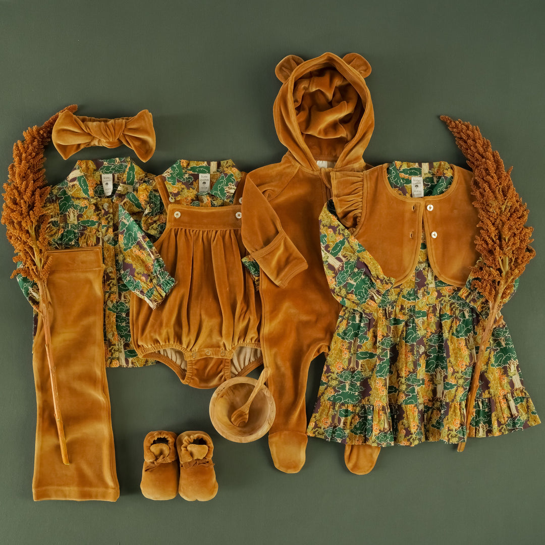 long sleeve goldilocks dress | goldilocks woods | poplin