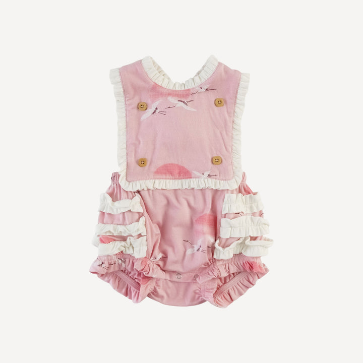 the ruffle gretel bubble | pink crane | modal