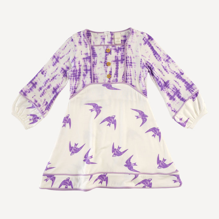 boho dress | lavender shibori | modal