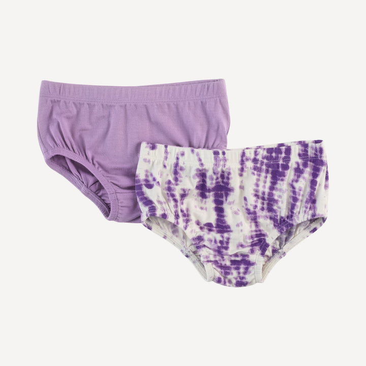 underwear set of 2 | lavender shibori | modal