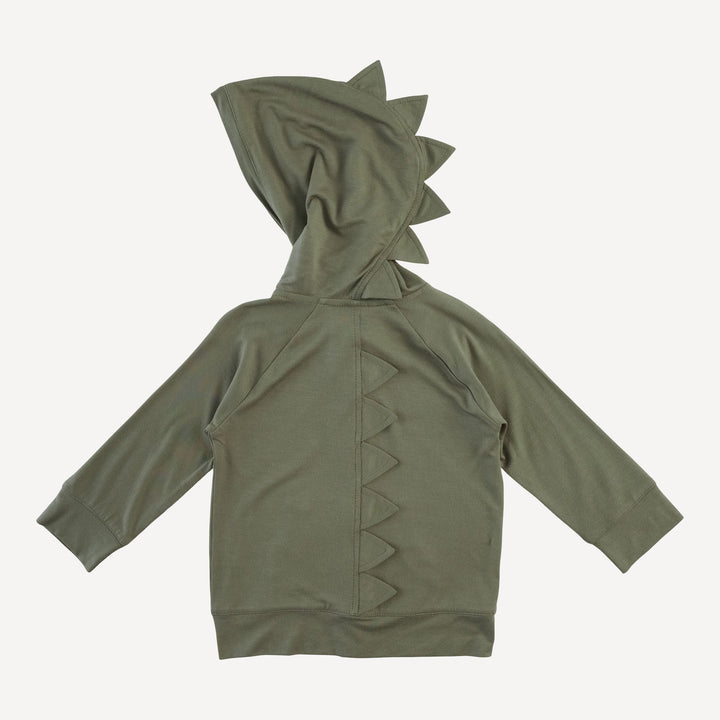 dino zip jacket | vetiver | modal