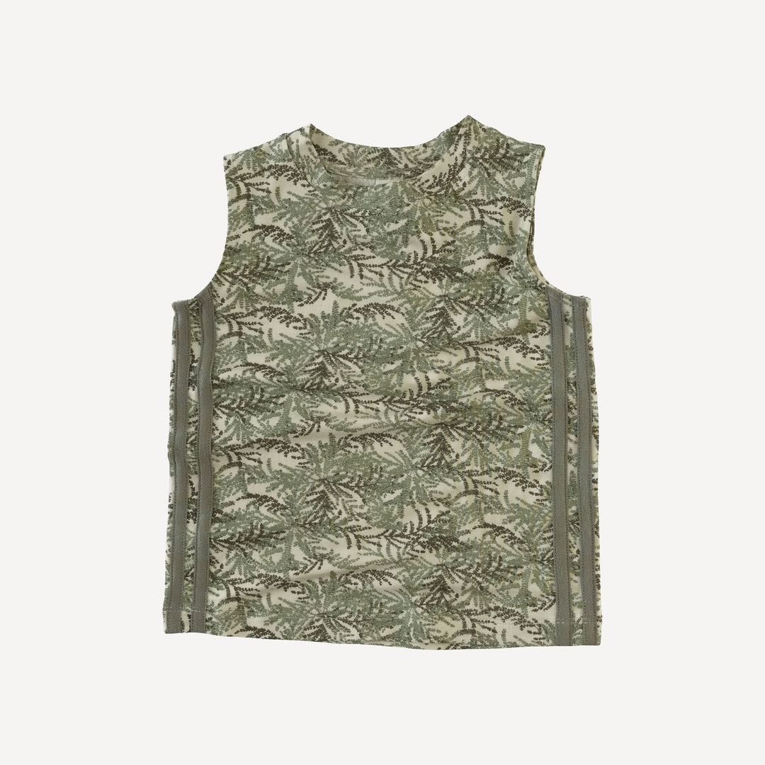 sleeveless andrew set | woods fern | modal