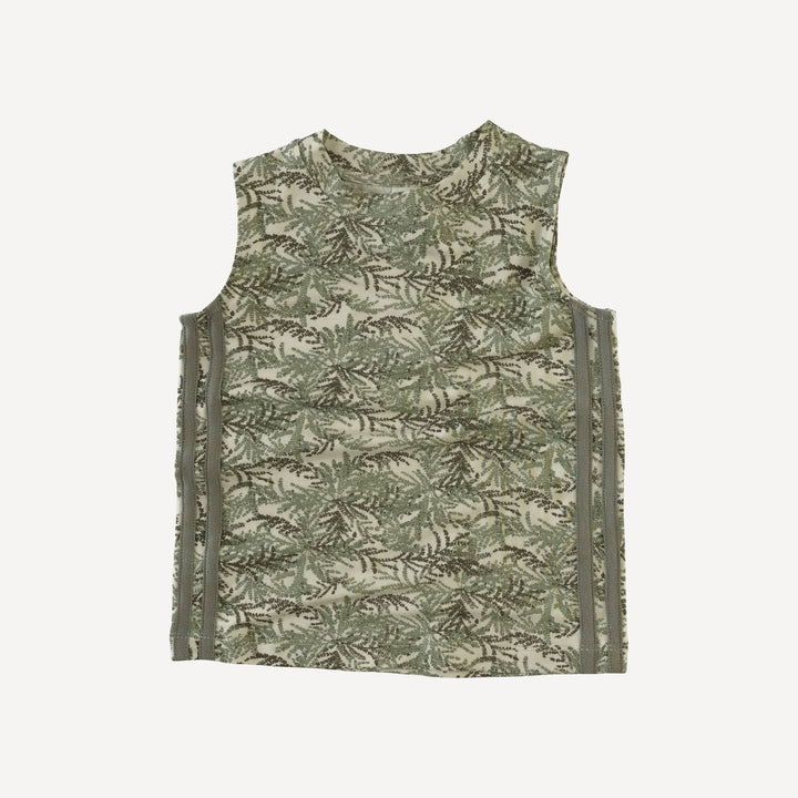 sleeveless andrew set | woods fern | modal
