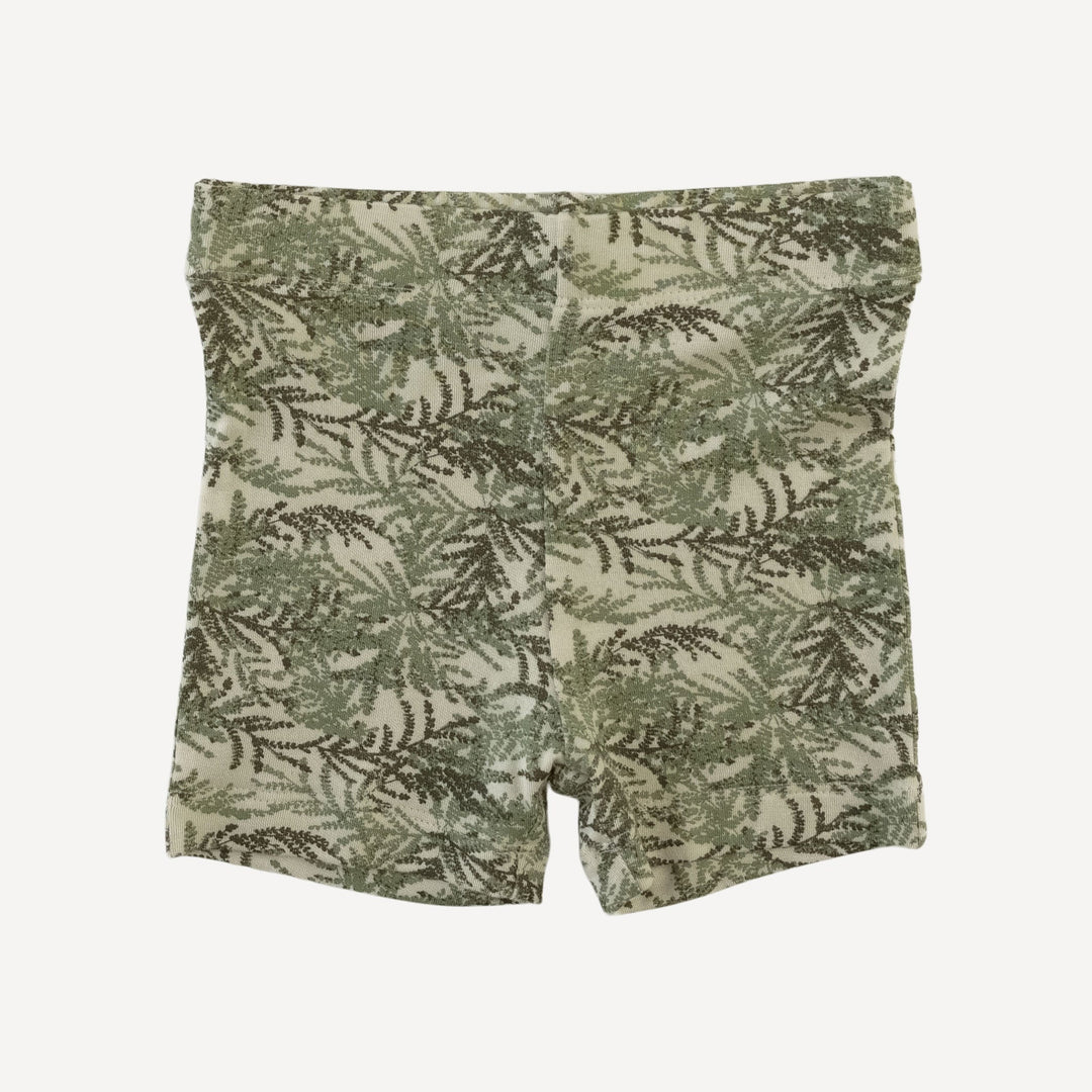 skinny tank + bike short set | woods fern | modal