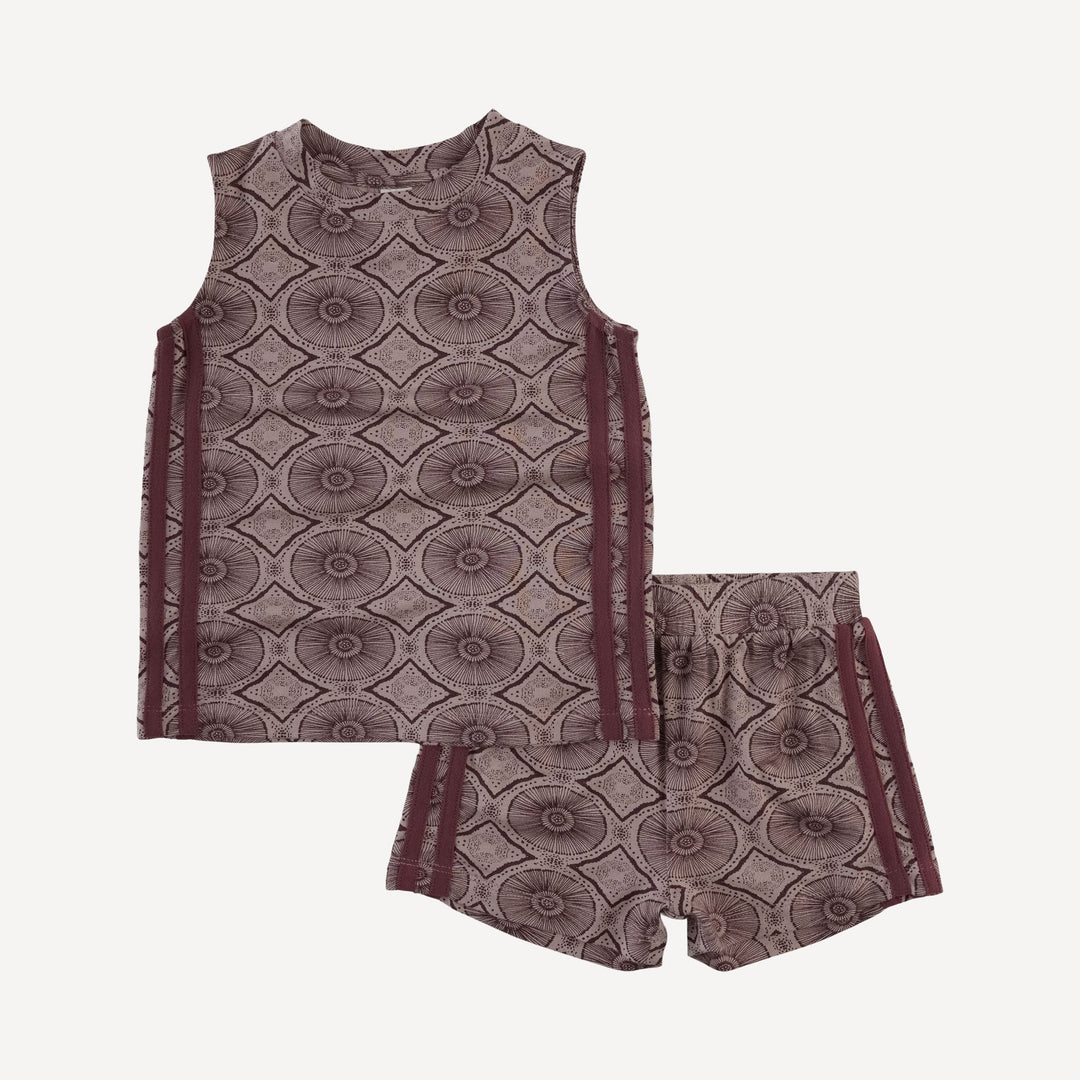 sleeveless andrew set | doe batik | modal