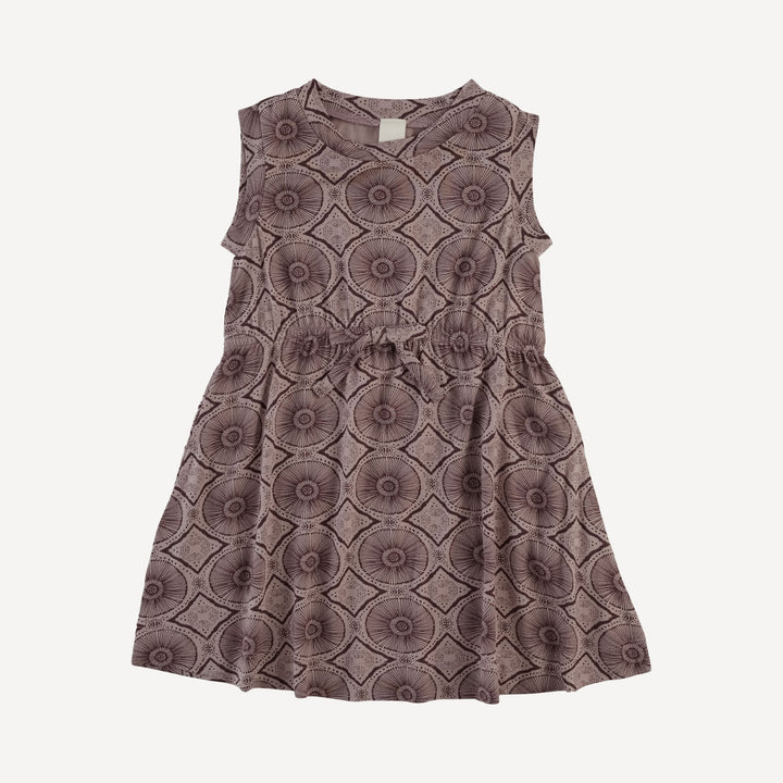 sleeveless tie waist dress | doe batik | modal