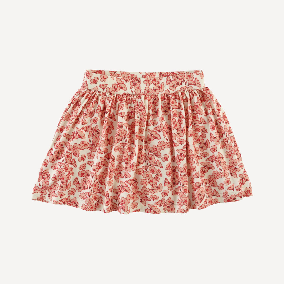 basic skirt | cherry blossom scatter | bamboo