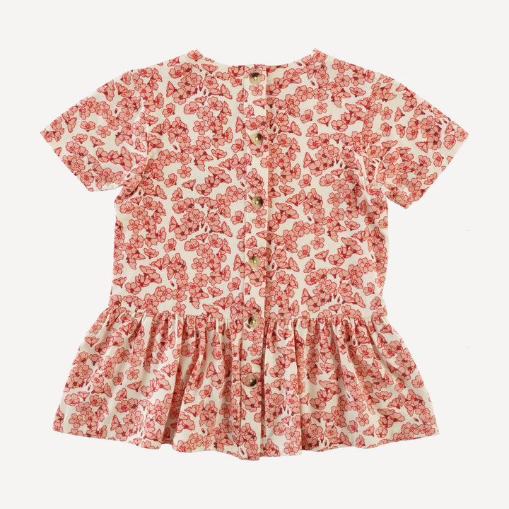 kate flare leg set | cherry blossom scatter | bamboo