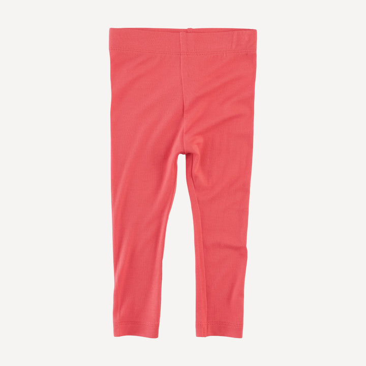 classic skinny legging | tropical pink | bamboo